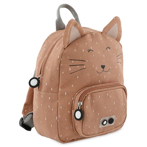 Trixie Kleine Rugzak - Mrs. Cat - Schooltas Waterafstotend - Boekentas voor Kind - Voor Jongens en Meisjes - Geschikt als Gymtas - Roze