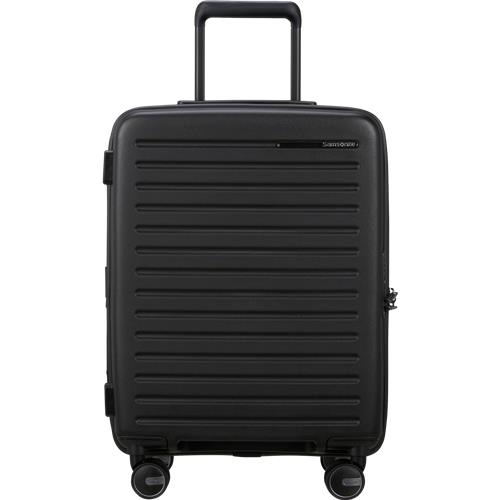 Samsonite Reiskoffer - Restackd spinner (4 wielen) 55/20 handbagage - uitbreidbaar - Black - 45 l - 2.7 kg