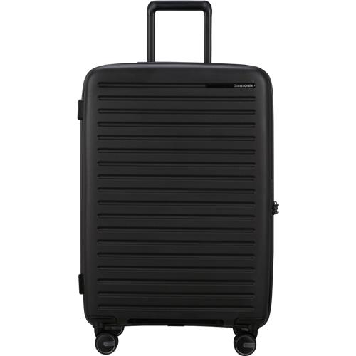 Samsonite Reiskoffer - Restackd spinner 68/25 (4 wielen) - uitbreidbaar - Black - 79l - 3.4 kg
