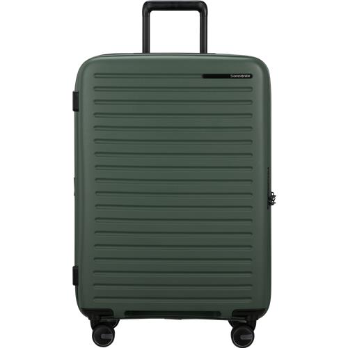 Samsonite Reiskoffer - Restackd spinner 68/25 (4 wielen) - uitbreidbaar - Sage - 79l - 3.4 kg