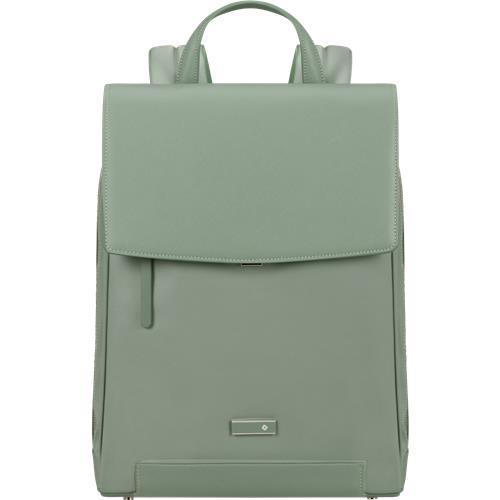 Samsonite rugzak - Zalia 3.0 backpack met flap 14 inch - Mineral green - 11,5 l