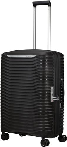 Samsonite Reiskoffer - Upscape Spinner 4 wiel 68/25 Uitbreidbaar - Black - 83 L - 3 KG