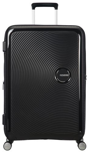 American Tourister reiskoffer - Soundbox spinner 77/28 TSA uitbreidbaar - zwart - 110l