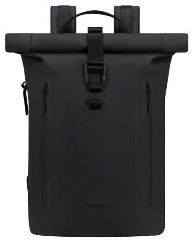 Samsonite Rugzak - Coatify Biz Rolltop Backpack 15.6" - waterproof PU - Black - 18 l