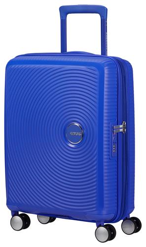 American Tourister Reiskoffer - Soundbox spinner 55/20 (4wielen) handbagage - Uitbreidbaar - 2.6 kg - Cobalt Blue