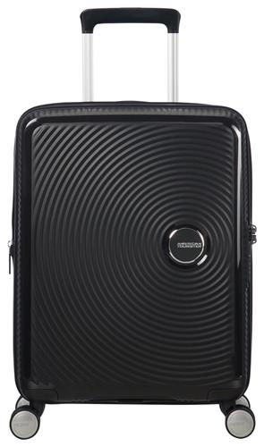 American Tourister reiskoffer - Soundbox spinner 55/20 TSA uitbreidbaar(Handbagage) - zwart - 41 l