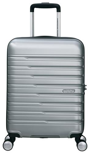 American Tourister Reiskoffer - Flashline Spinner (4wielen) 55cm Handbagage - Sky Silver - 2.6 kg