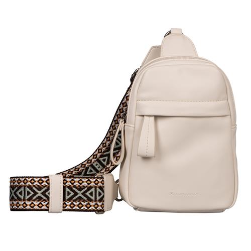 TOM TAILOR Vrije tijd rugzak Rugzak Palina Sling Backpack Cream White Crème