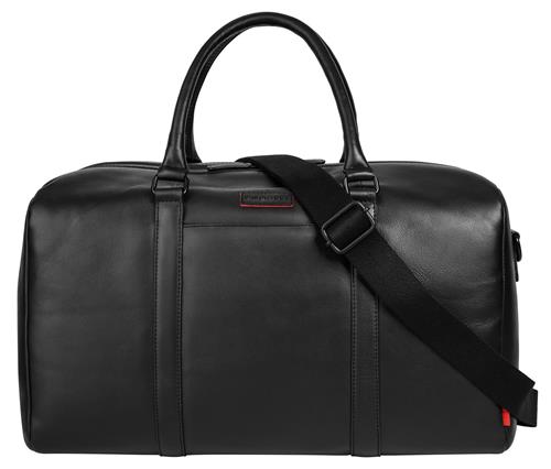 bugatti Leren Reistas Clark Weekender Black Zwart