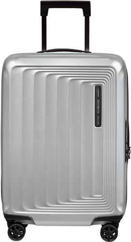 Samsonite Reiskoffer - Nuon Spinner 55/20 Exp (Handbagage) Matt Silver