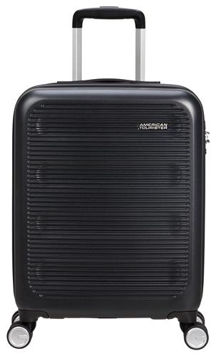 American Tourister Reiskoffer - Astrobeam spinner 55/20 TSA (4wiel) handbagage - Storm Black - 2.5 kg