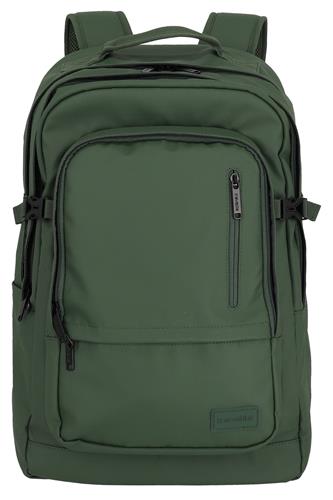 travelite Vrije tijd rugzak Rugzak met laptopvak Basic Backpack 28L Oliv Olijfgroen