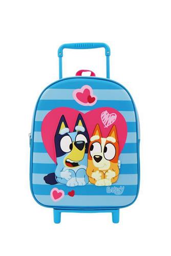 BLUEY in Love Trolley Rugzak School Tas Vakantie Tripjes 3-6 Jaar