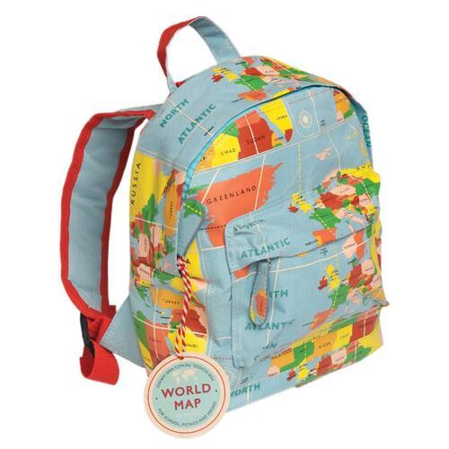 Rex London Mini Kinderrugzak - World Map