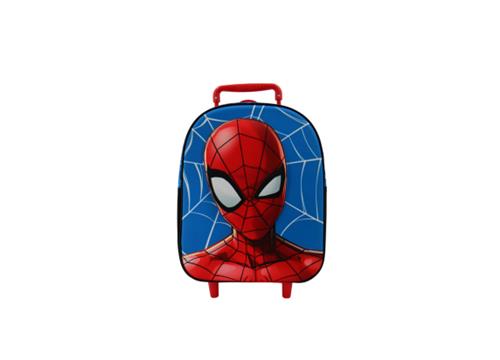 SPIDER-MAN 3D Trolley Rugzak Rugtas School Vakantie Logeren 2-5 Jaar Spiderman