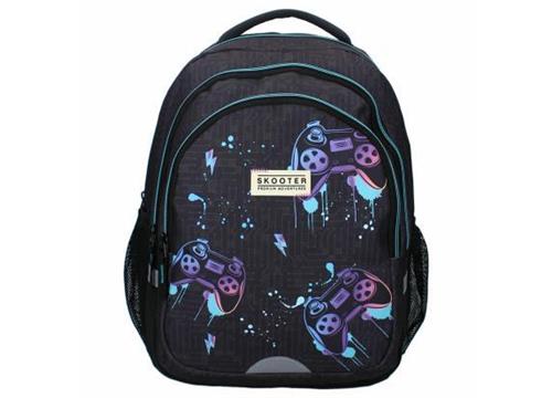 Skooter Game Face On Rugzak - Zwart