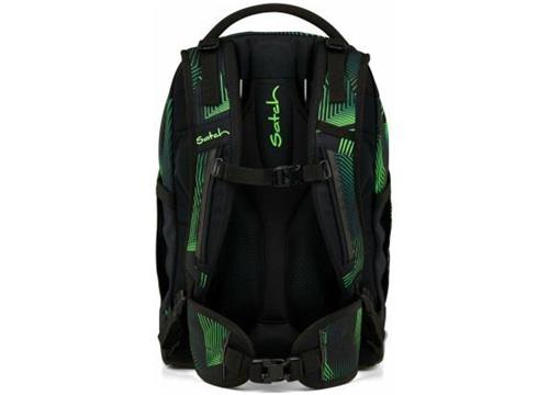 satch Schoolrugzak met laptopvak Pack Seismic Green Lichtgroen
