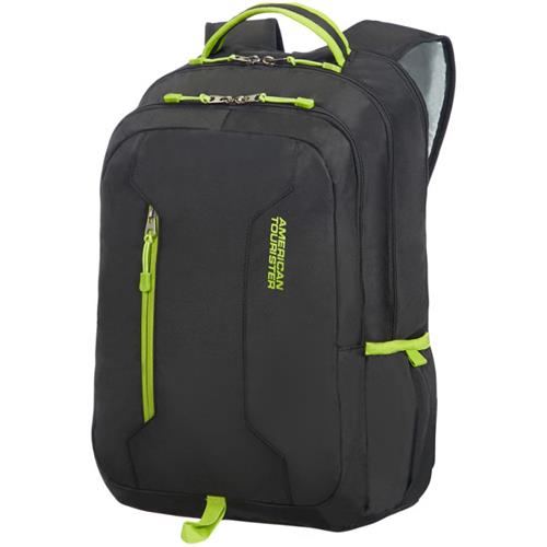 American Tourister Rugzak Met Laptopvak - Urban Groove Ug4 Laptop Backpack 15.6 inch Black/Lime Green
